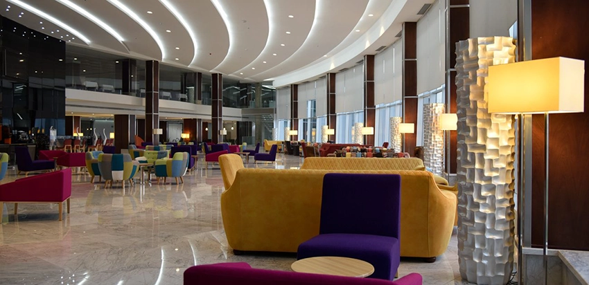 لابی و سالن انتظار هتل بین المللی کیش